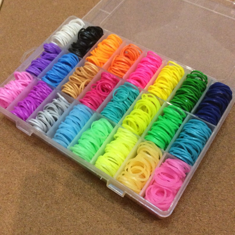 DIY loom kit Rubber Band Refills 3000 & 130 Clips loom Etsy