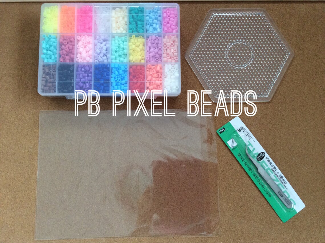 Perler beads kit 5mm 4800 pcs or 3mm 16800 pcs Etsy