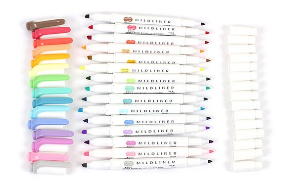 mildliner swatch mildliner swatch