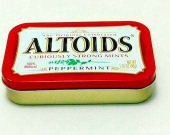 Lot of 10 ALTOIDS Peppermint Tins, Empty & Clean