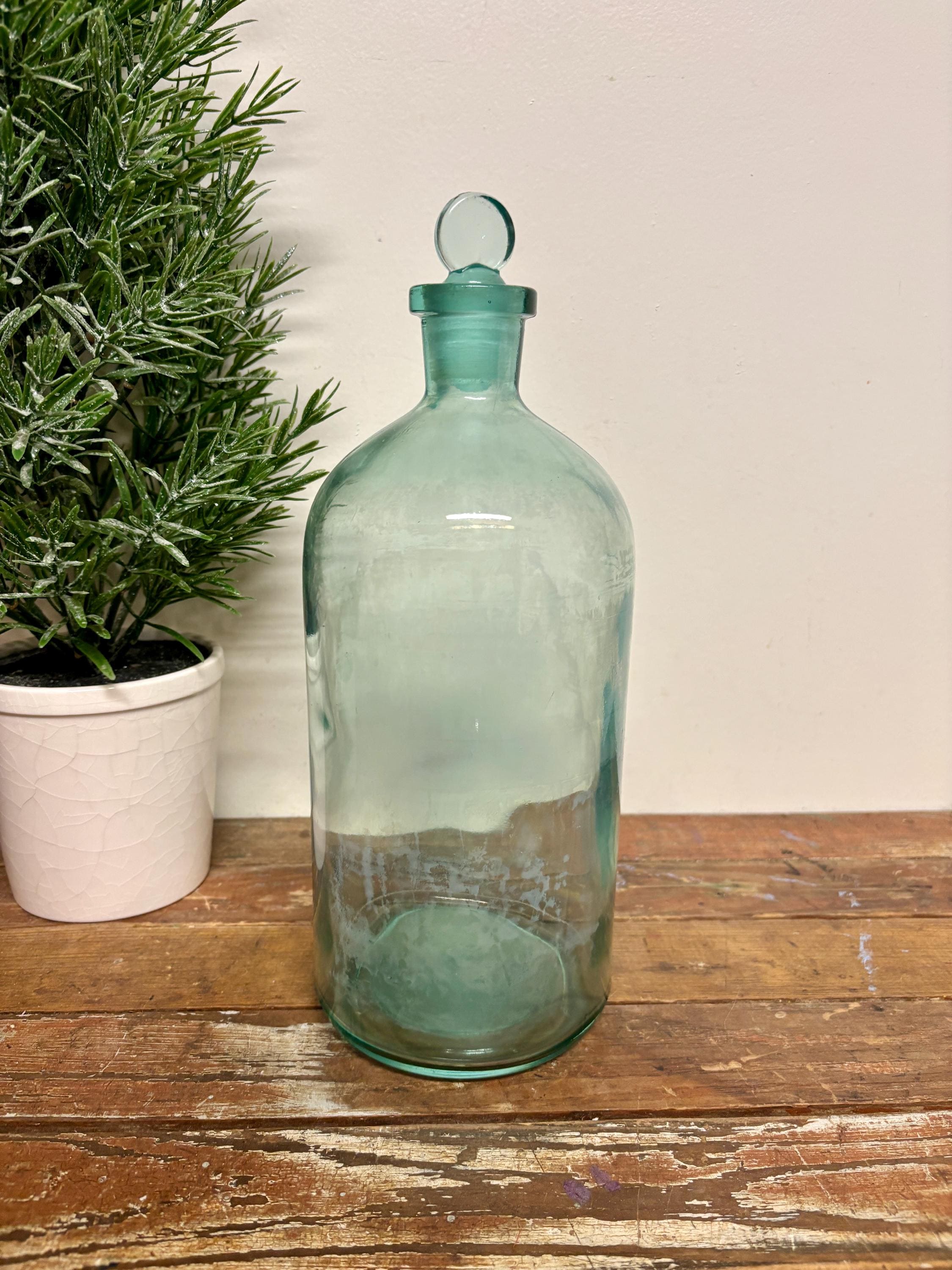 Blue Glass Apothecary Jar - Etsy