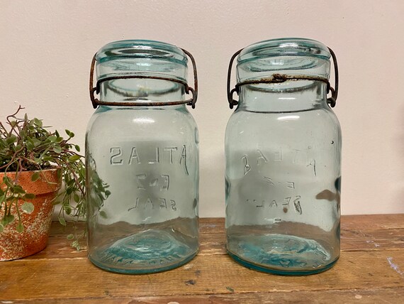 ヴィンテージ atlas ball jar acme ジャー 瓶 ガラスATLAS