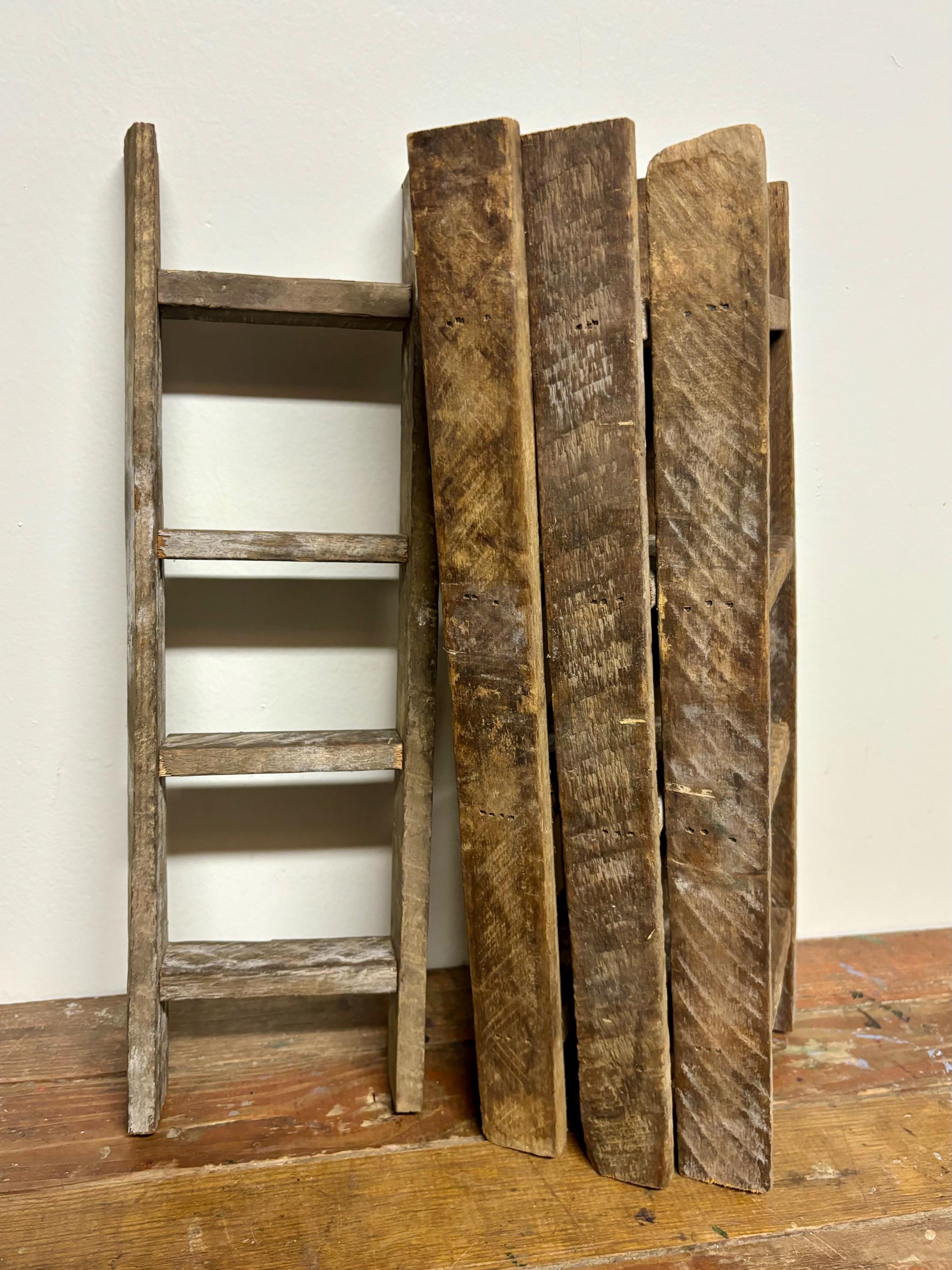 tobacco lath ladders Tobacco Lath 16” Mini Ladder...small. Primitive. Country. Farmhouse. Craft  Supply. Distressed. Rustic. Antique. Gallery Wall Hanging