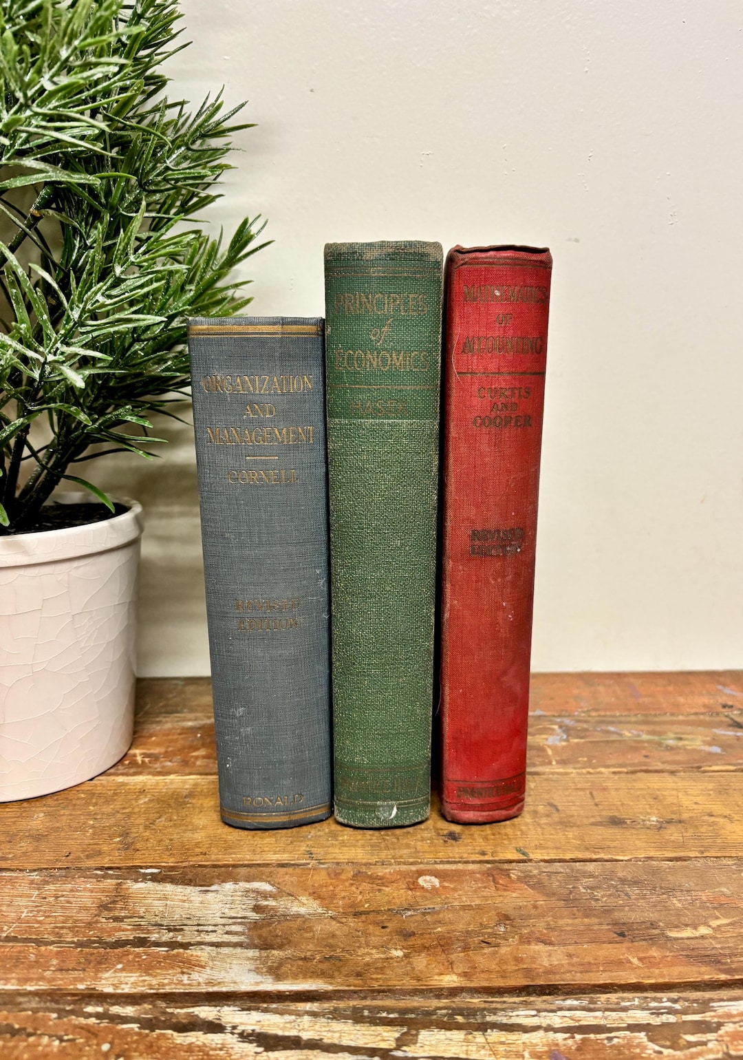 Vintage Business Textbook...one. Principles of Economics. Mathematics ...