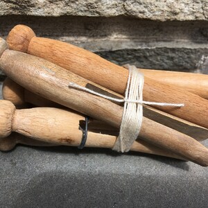 Vintage Wooden Clothespin Bundle (7)...old. Laundry. Wood. Line. Drying ...
