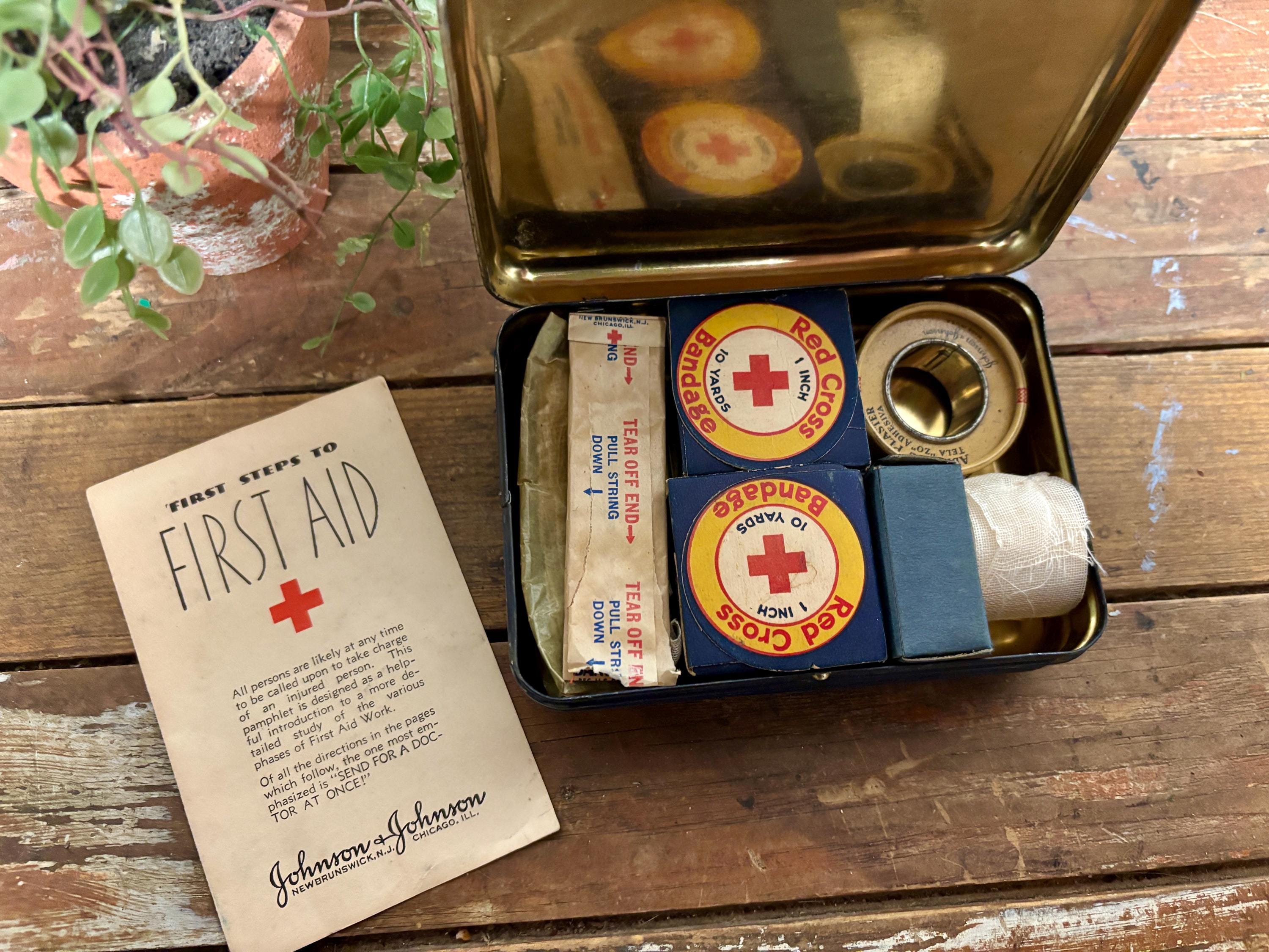Johnson and Johnson First Aid Kit - Etsy