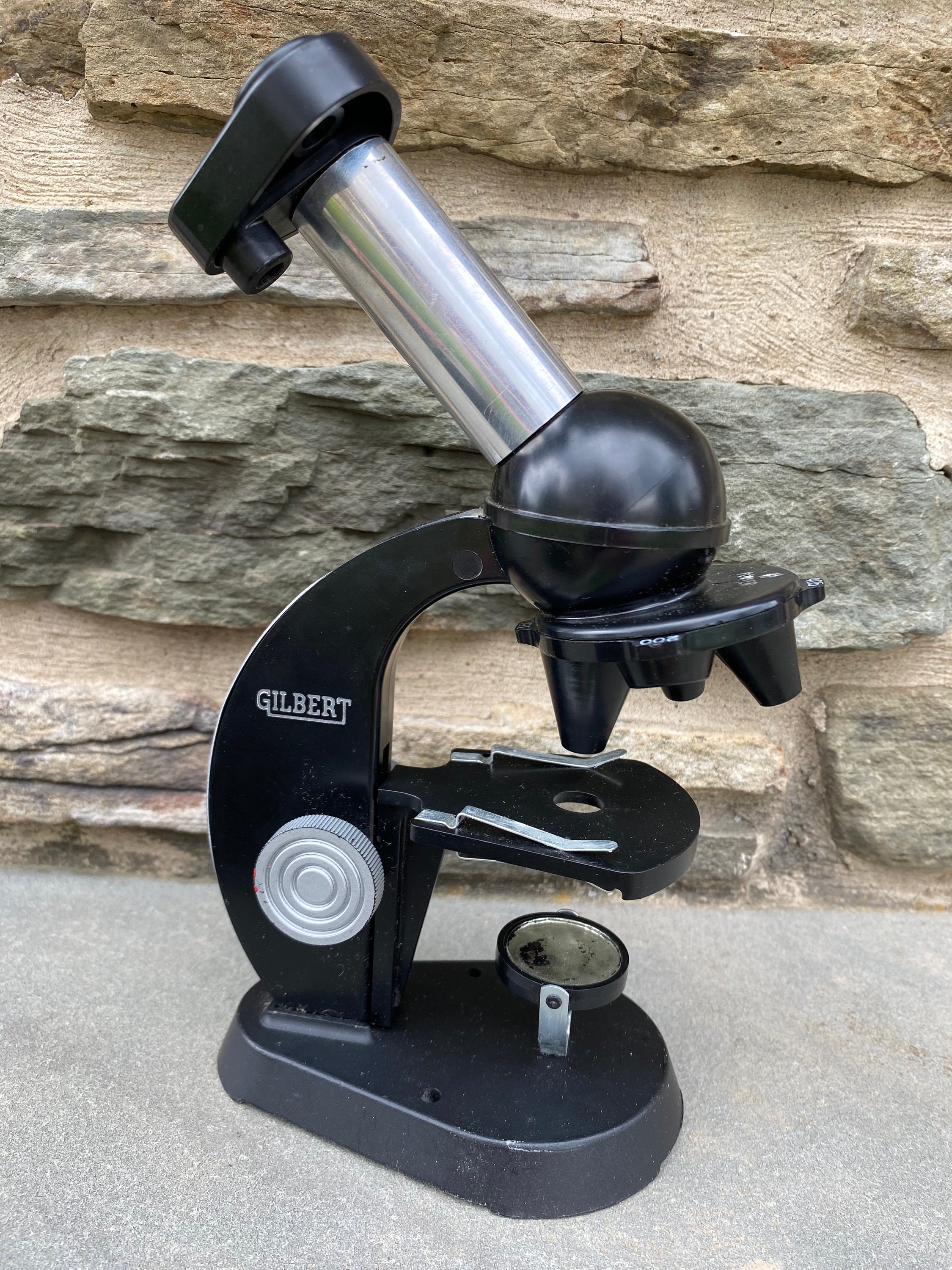 Vintage Gilbert Microscope Set...Old. Retro. Science. Toy. Etsy