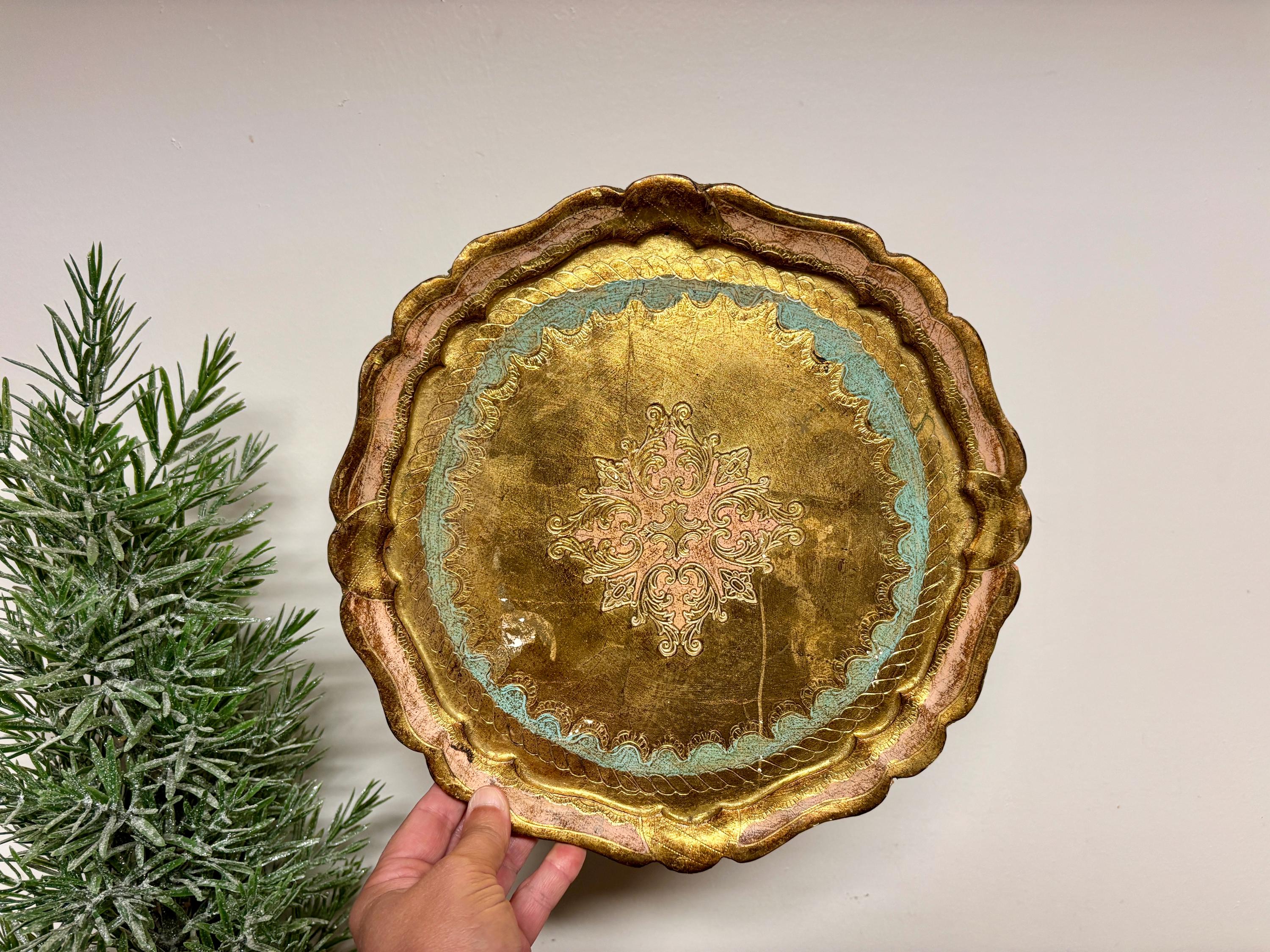 Italian Florentine Plate - Etsy