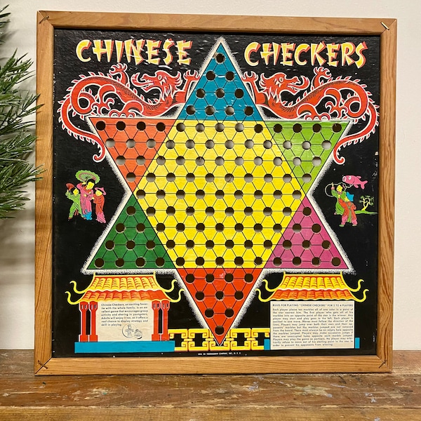 Chinese Checkers Marbles Etsy