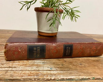 Vintage A Tale of Two Cities Book…Hardcover. Classic. Charles Dickens. Literature. Fiction. Books, Inc. Novel. "It Was The Best of Times".