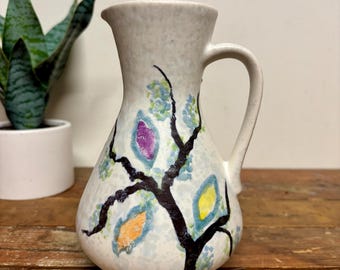 Vintage West German Fat Lava Vase Made by Jasba. Model Number N900