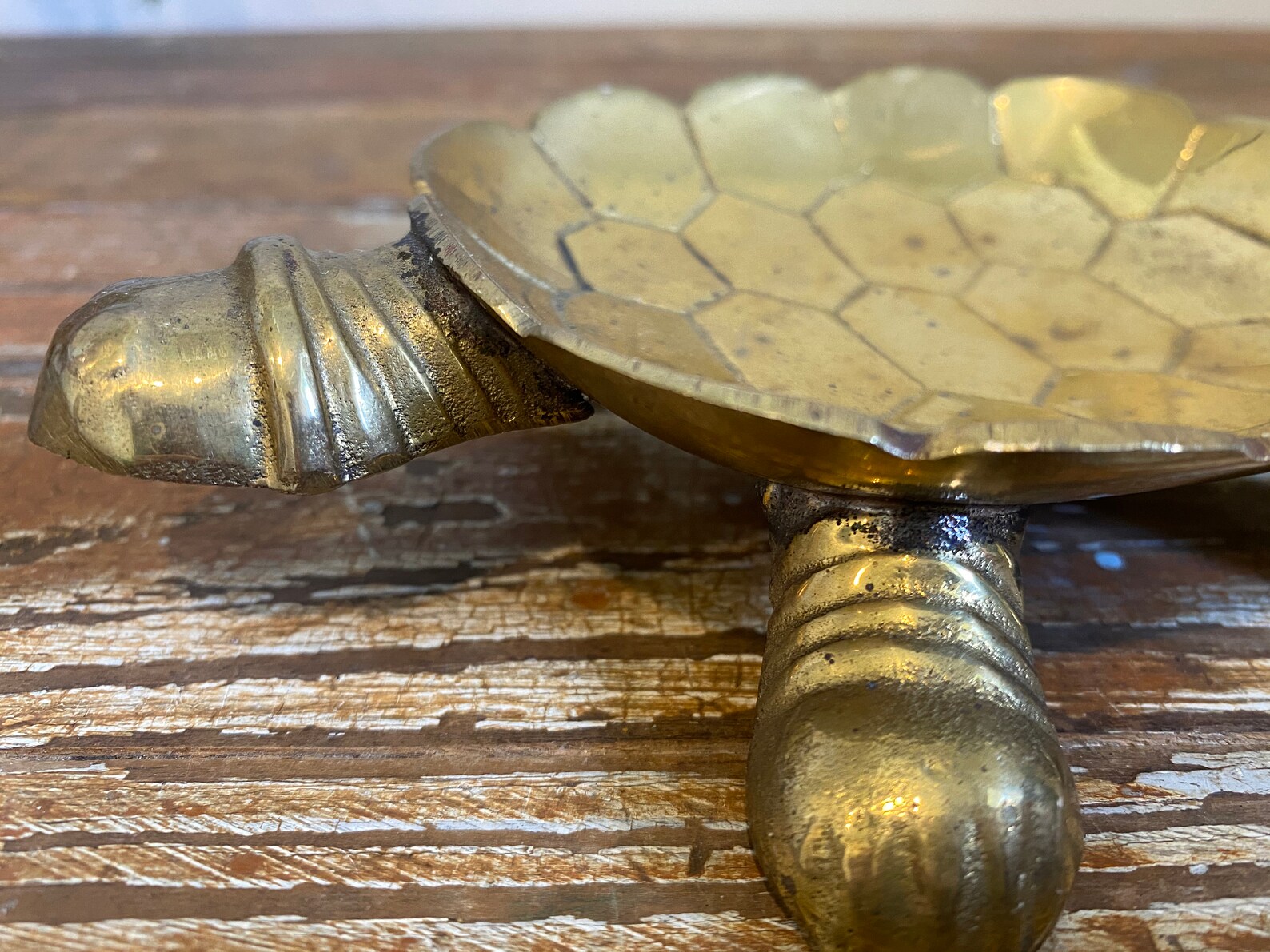 Vintage Brass Turtle Dish...metal. Boho. Retro. Jewelry. Etsy