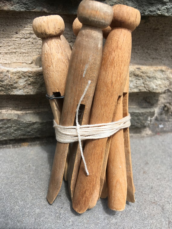 Addis Wooden Clothes Pegs