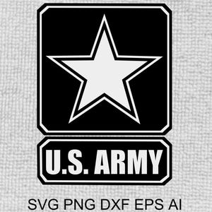 US Army Aufkleber SVG-Dateien für Schneideplotter, Drucker, Lasergravierer & Fräser - Military Design