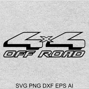 4x4 Off-Road Truck Aufkleber SVG: Digitaler Download für Vinyl-Schneideplotter, Drucker & Laserschneiden