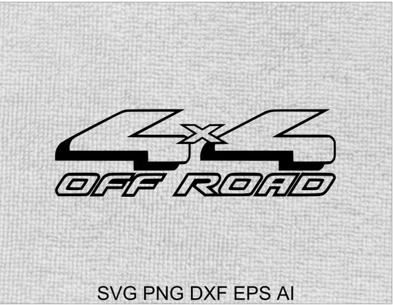 4x4 Off-Road Truck Decal SVG: Digital Download for Vinyl Cutters, Printers & Laser Cutting