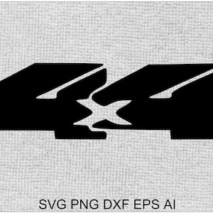 4x4 Off-Road Aufkleber SVG: Digitale Dateien für alle Schneidemaschinen, Drucker & Lasergravierer
