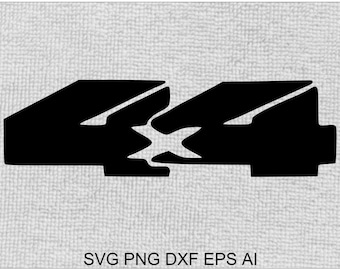 4x4 Off-Road Decal SVG: Digital Files for all Vinyl Cutters, Printers & Laser Engravers