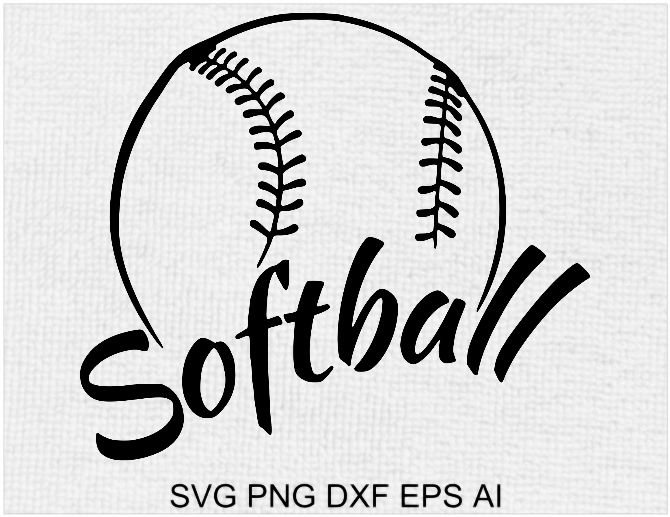 Softball Decal SVG Digital Download Files Are Compatible With Etsy