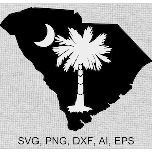 South Carolina State Logo SVG: Digitaler Download für Schneideplotter, Drucker, Laser & Fräser