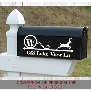 Mailbox SVG, Deer Design, Digital Download for Vinyl Cutters, Printers, Sublimation & Laser Cutting