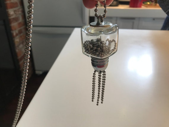 Quirky salt or pepper shaker necklace