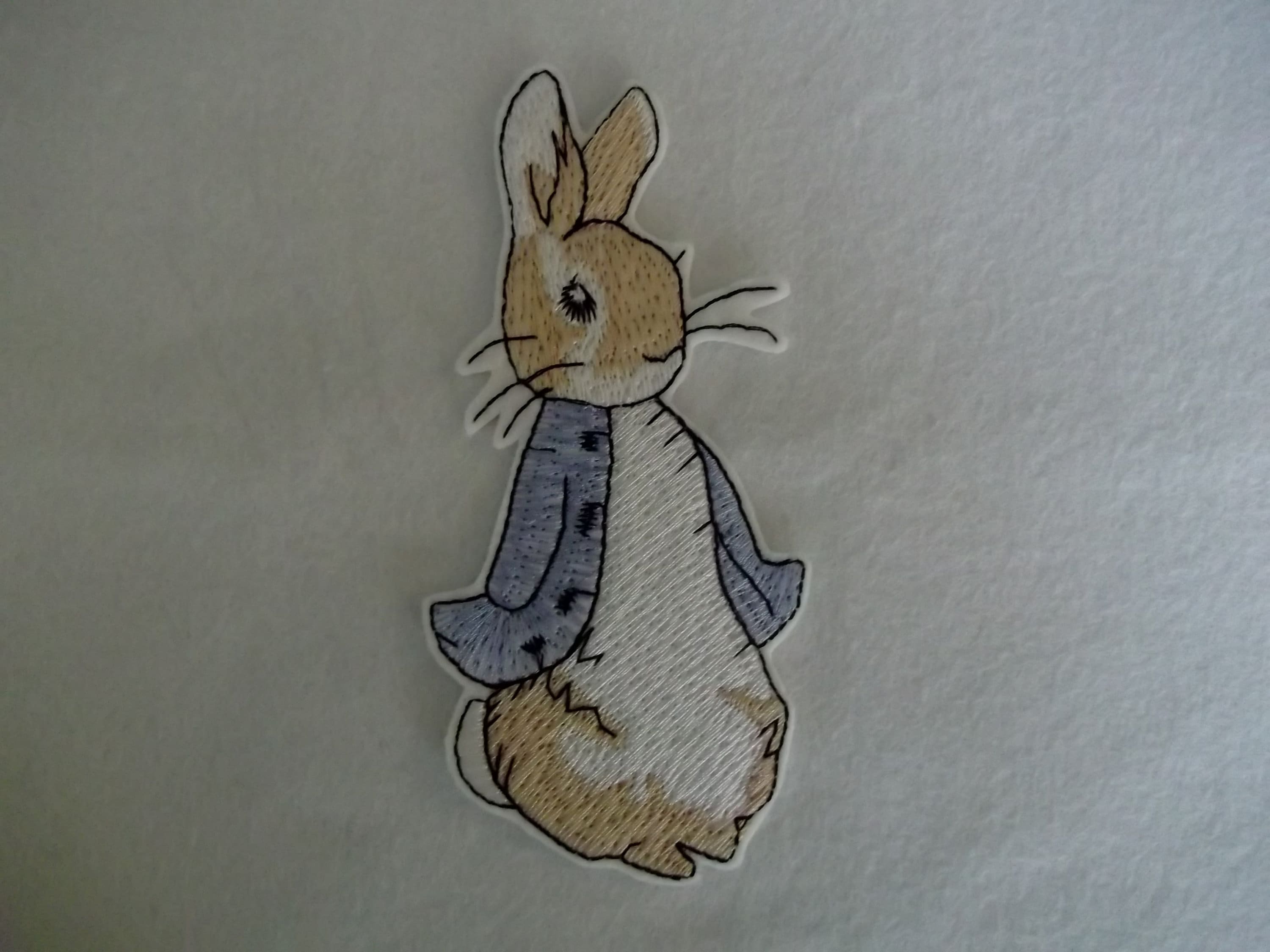 Peter Rabbit Large Size Iron on Sew on Motif - Etsy UK
