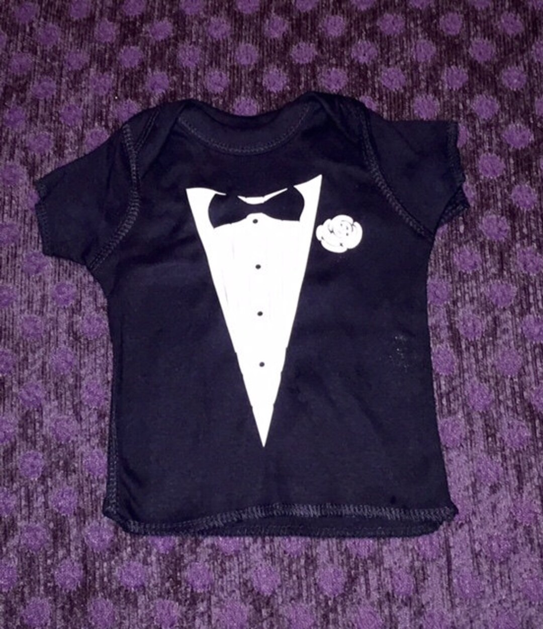 Tuxedo Infant Onesie Etsy