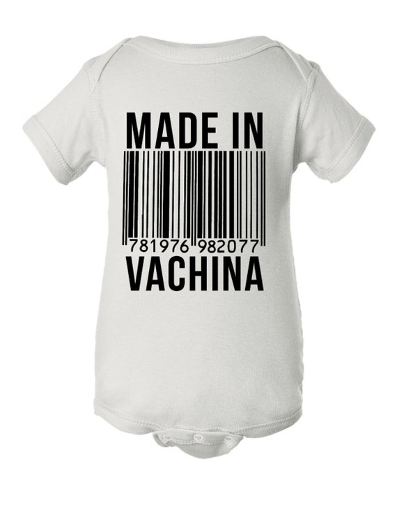 made in vachina onesie