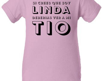 Camiseta española para bebés onesie y niño pequeño