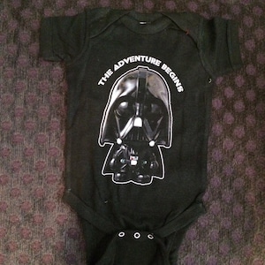 Star wars Darth Vader The Adventure Begins Infant Onesie