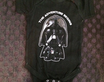 Star wars Darth Vader The Adventure Begins Infant Onesie