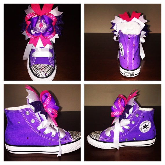 purple high top converse toddler