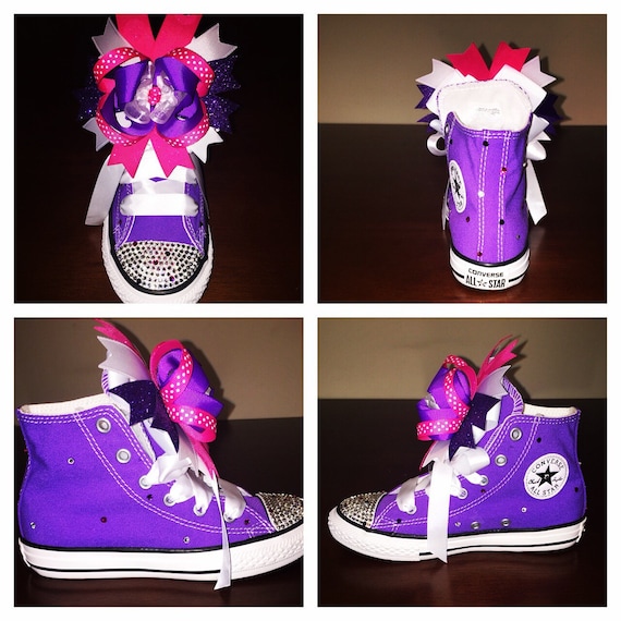 pink and purple converse