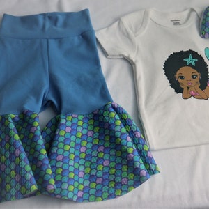 Green Bell Bottoms Pants, Stretch High Waisted, Girl Bell Bottoms, Toddler Bell Bottoms, Infants Bell Bottoms