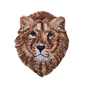 Löwenkopf König des Dschungels Patch