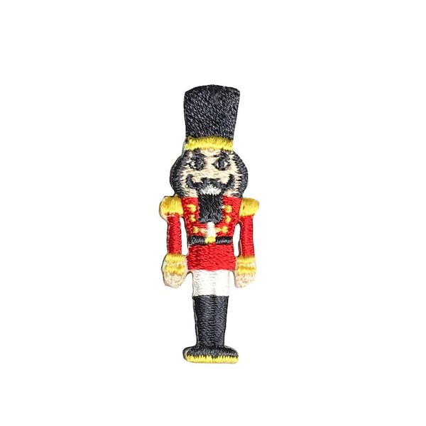 Nutcracker - Toy Soldier - Christmas - Iron on Applique - Embroidered Patch