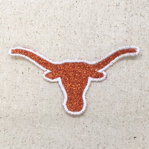Steer Head - Longhorn - Custom Colors - Embroidered Iron on Patch