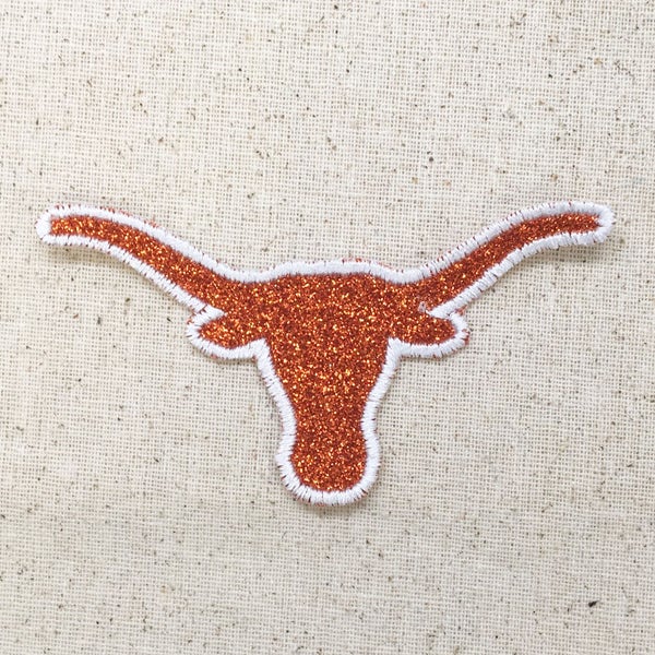 Steer Head - Longhorn - Custom Colors - Embroidered Iron on Patch