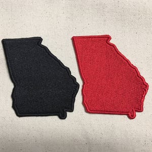 Georgia - State - Custom Colors - Iron on Patch