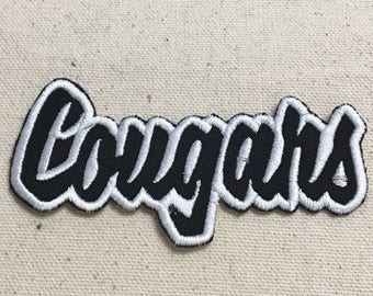 Washington State Cougers 3/" Iron//Sew On Patch~FREE SHIPPING FROM THE U.S.~
