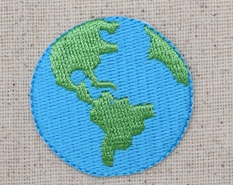 Planet Earth - Iron on Applique - Embroidered Patch - Ecology -  694726-A