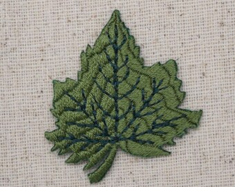 Tree Leaf - Green - Embroidered Patch - Iron on Applique - AP-254685