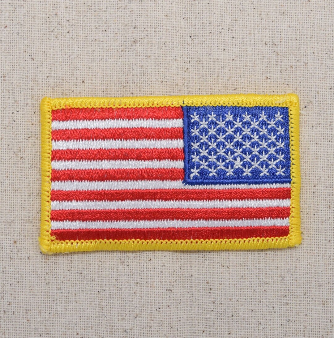 Tactische Amerikaanse Vlag USA Verenigde Staten van Amerika Staatswapen Geborduurde patch om op te strijken/te naaien, wit zwart