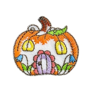 Pumpkin House, Gnome Home, Garden Gnome, Embroidered, Iron on Patch, DIY crafts