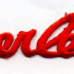 Red Cheerleader Embroidered Iron on Patch