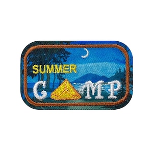 Summer Camp - Iron on Embroidered Patch