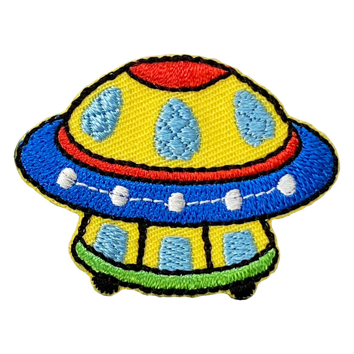 UFO Spaceship - Iron on Embroidered Patch - Etsy