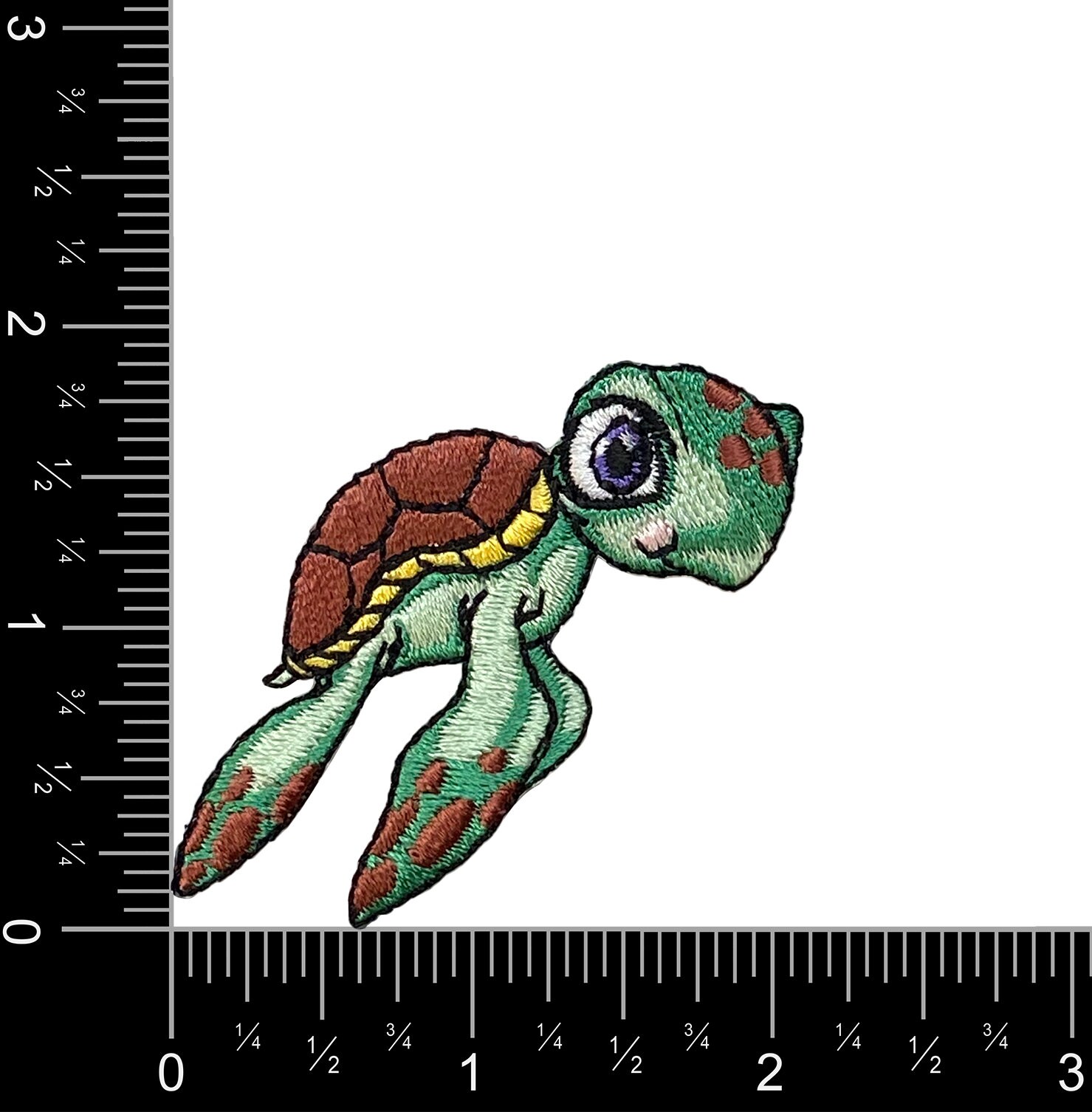 thumbnail image 2 of Sea Turtle Embroidered Patch – Iron-On / Sew-On – USA Made – Vacation Souvenir 2 of 5