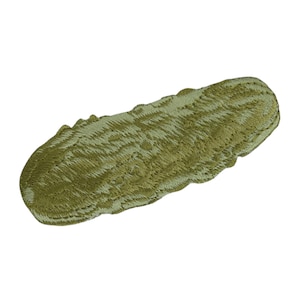 Dill Pickle, Food, Embroidered, Iron on Patch